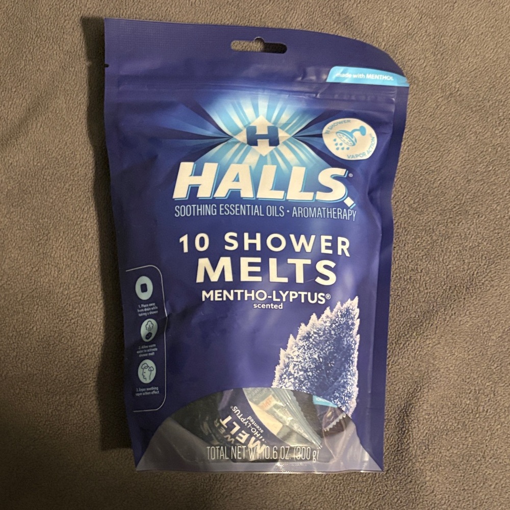 Halls Shower Melts